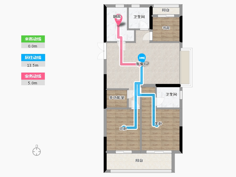 浙江省-宁波市-荣安春和景明-78.40-户型库-动静线