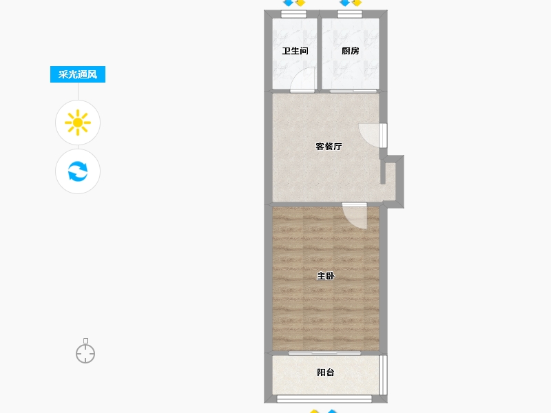 上海-上海市-淞南七村-38.40-户型库-采光通风