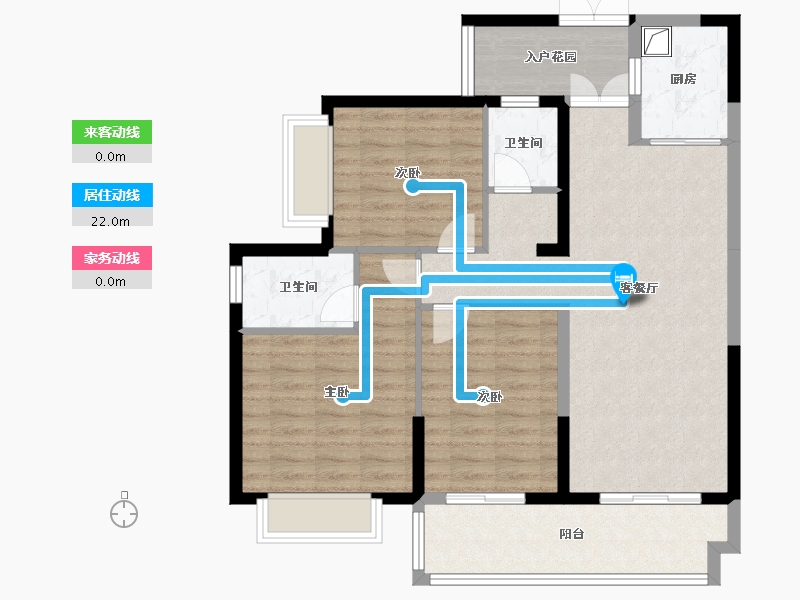 广西壮族自治区-南宁市-桂粮小区-98.00-户型库-动静线