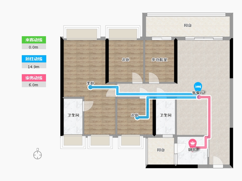 广东省-肇庆市-金沙1号-112.46-户型库-动静线