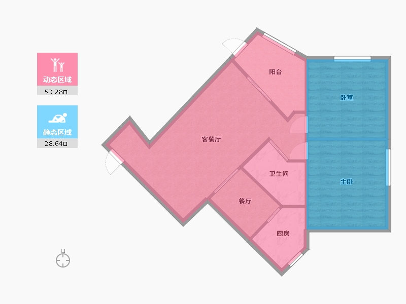 四川省-成都市-百花教师苑-78.00-户型库-动静分区