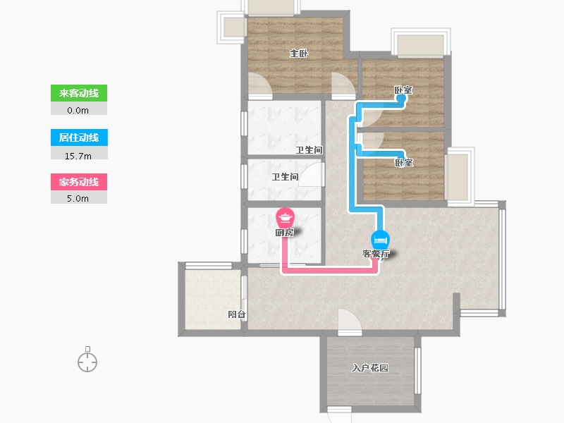 四川省-成都市-浅水半岛-90.40-户型库-动静线