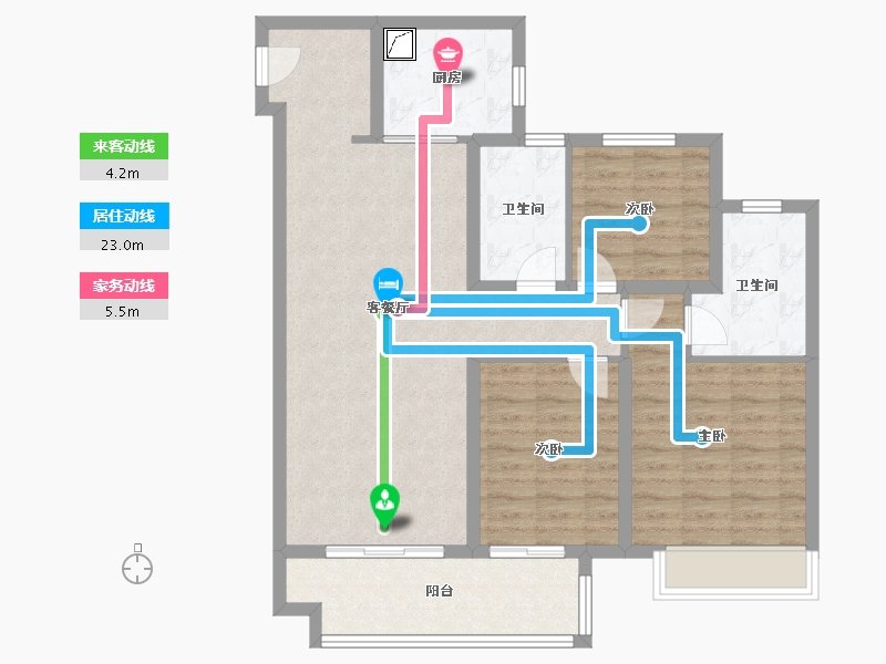 江苏省-镇江市-奥园·誉峰澜樾庭-94.41-户型库-动静线