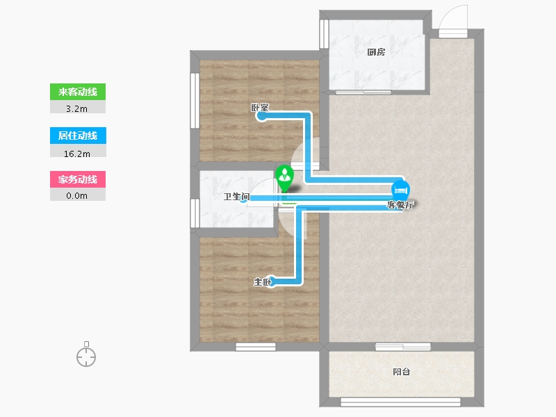 陕西省-西安市-景祥·君悦-63.18-户型库-动静线