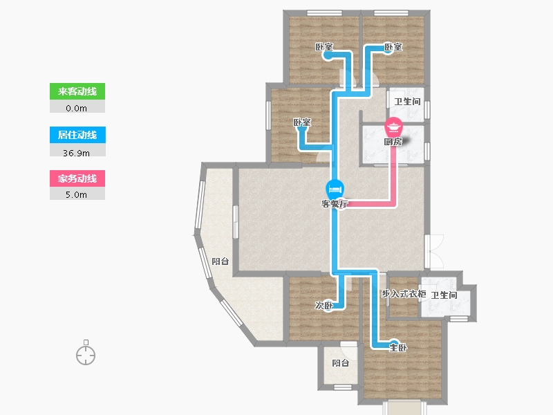 江西省-赣州市-华屹谷山院子-138.71-户型库-动静线