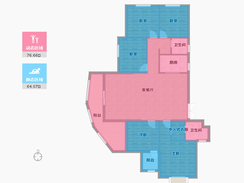 江西省-赣州市-华屹谷山院子-138.71-户型库-动静分区