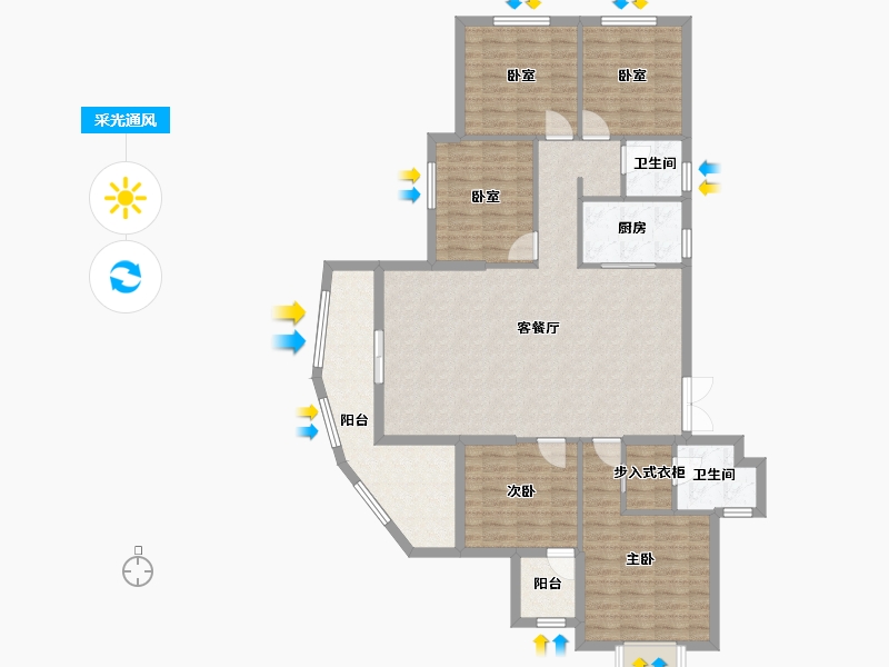 江西省-赣州市-华屹谷山院子-138.71-户型库-采光通风