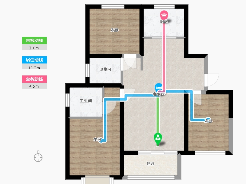 河北省-保定市-上河天著-110.00-户型库-动静线