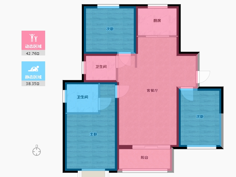 河北省-保定市-上河天著-110.00-户型库-动静分区