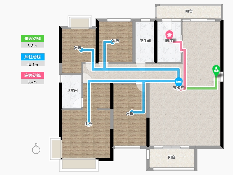 广东省-深圳市-融湖中心城-147.00-户型库-动静线