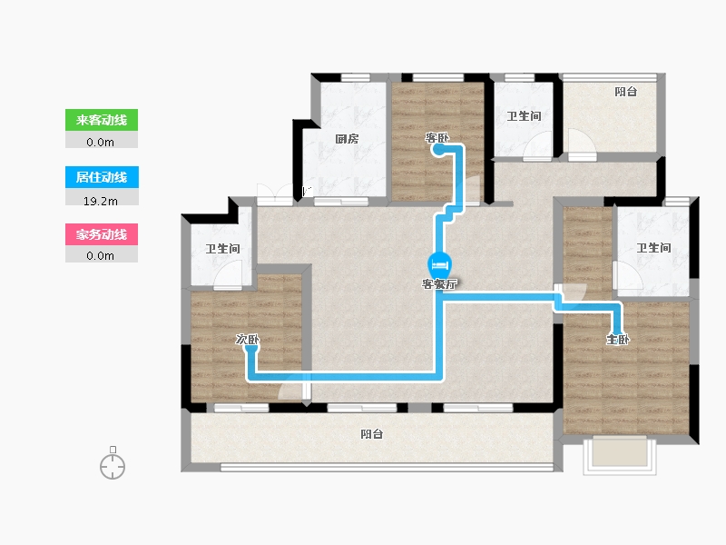 河南省-郑州市-新城·时光印象-114.41-户型库-动静线