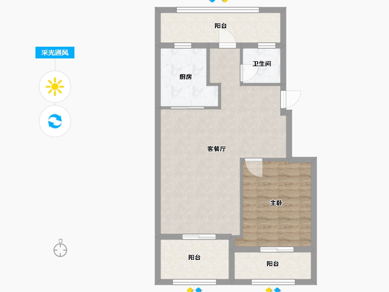 福建省-福州市-云樽-99.00-户型库-采光通风