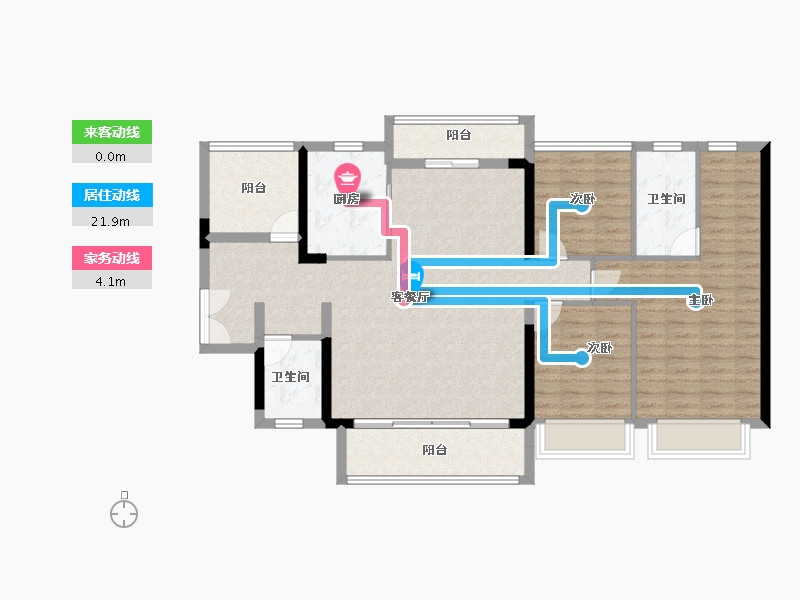 广东省-广州市-越秀·江海潮鸣-112.17-户型库-动静线