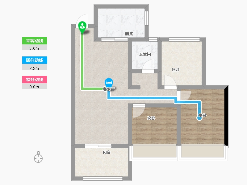 广东省-惠州市-方圆天俊-66.97-户型库-动静线