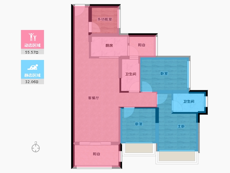 广东省-湛江市-瑞和府-77.03-户型库-动静分区