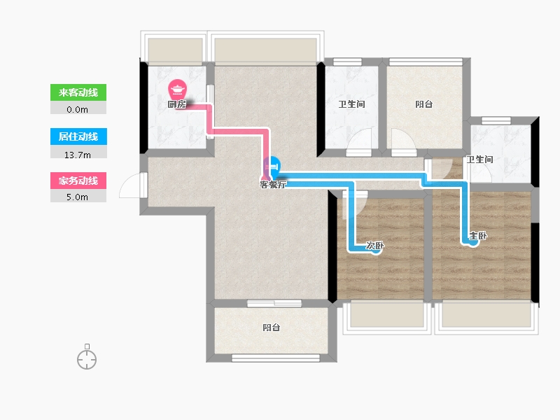 广东省-惠州市-方圆天俊-76.16-户型库-动静线