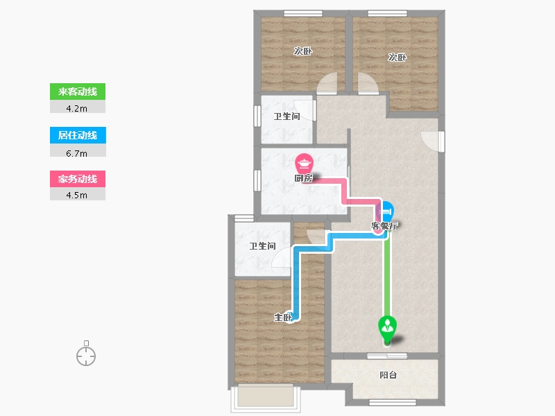 青海省-西宁市-联发悦春山-92.01-户型库-动静线