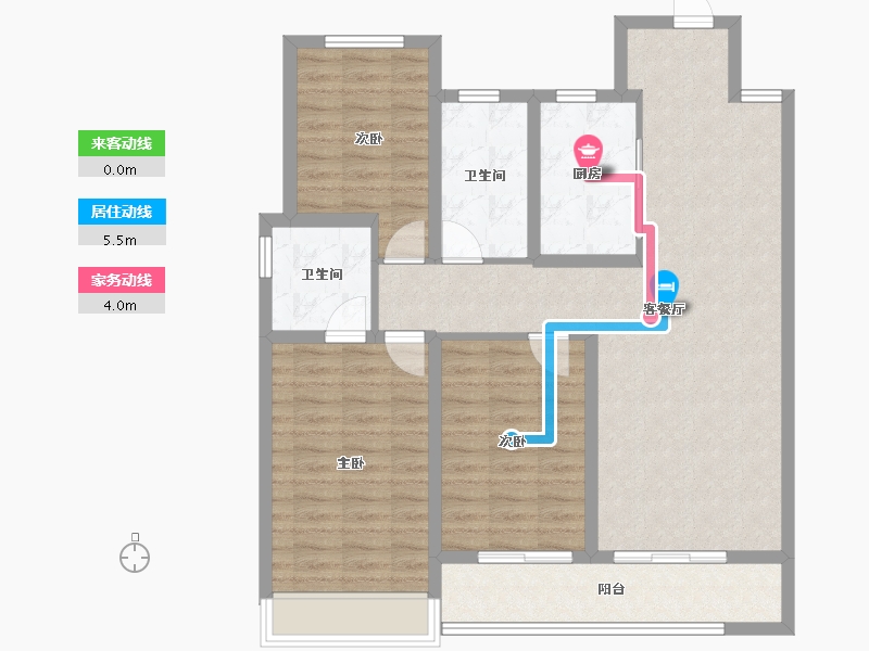 山东省-青岛市-瑞源·智港国际-101.00-户型库-动静线