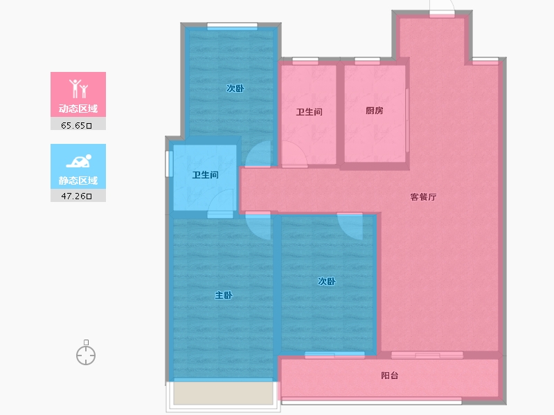 山东省-青岛市-瑞源·智港国际-101.00-户型库-动静分区