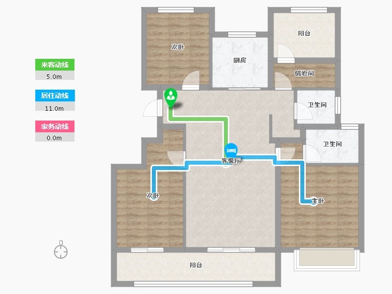 安徽省-马鞍山市-姑溪晓著-101.61-户型库-动静线