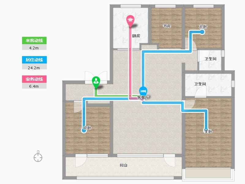 山东省-青岛市-森林公园-133.01-户型库-动静线