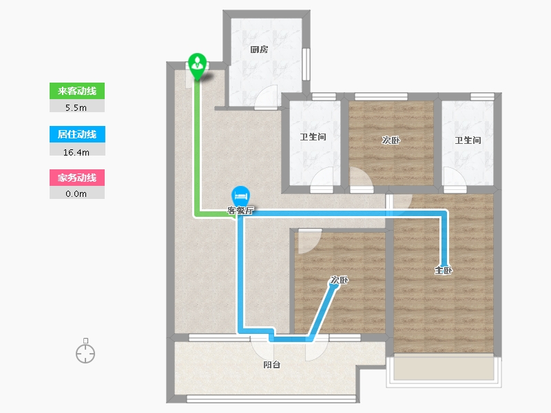 山东省-青岛市-融海·启城-92.00-户型库-动静线