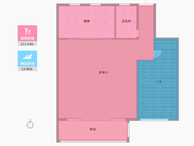 湖南省-长沙市-三一云湖-141.62-户型库-动静分区