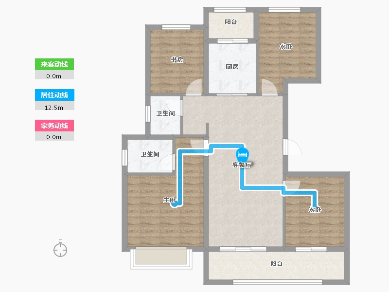 安徽省-马鞍山市-中梁时代江来-96.01-户型库-动静线