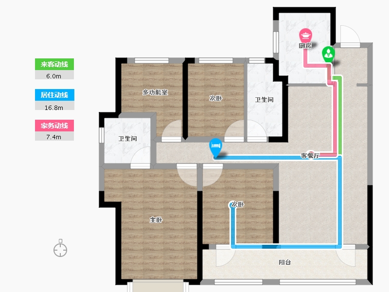 山东省-青岛市-青啤静澜山-117.61-户型库-动静线