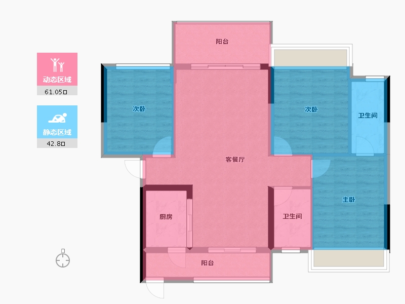 广东省-韶关市-南雄市-94.49-户型库-动静分区