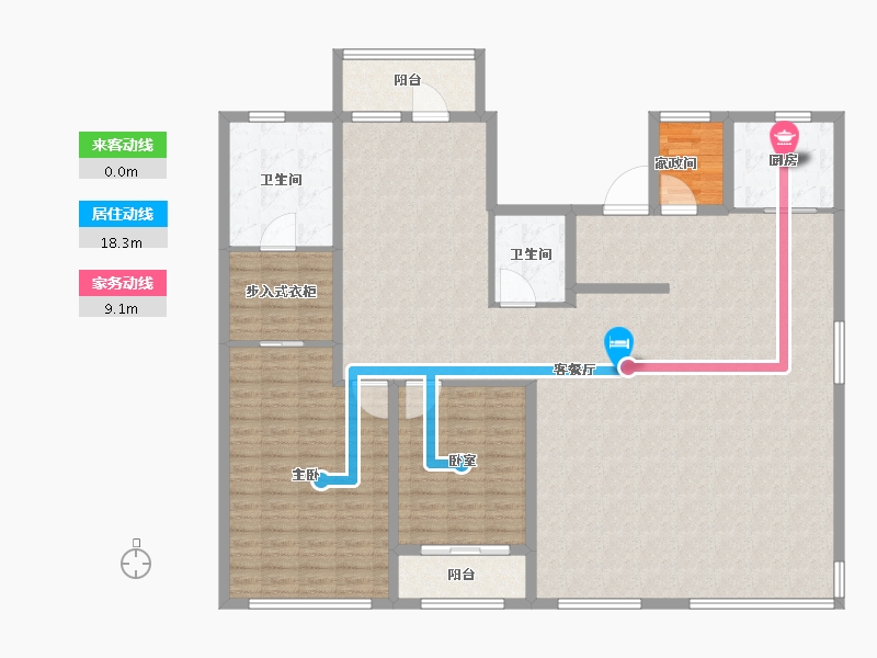 山东省-青岛市-海信松山居-176.00-户型库-动静线