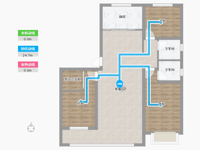 河北省-邢台市-内丘诚园-88.22-户型库-动静线