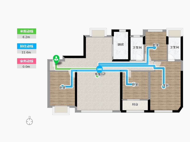 福建省-厦门市-保利国贸天琴-116.00-户型库-动静线