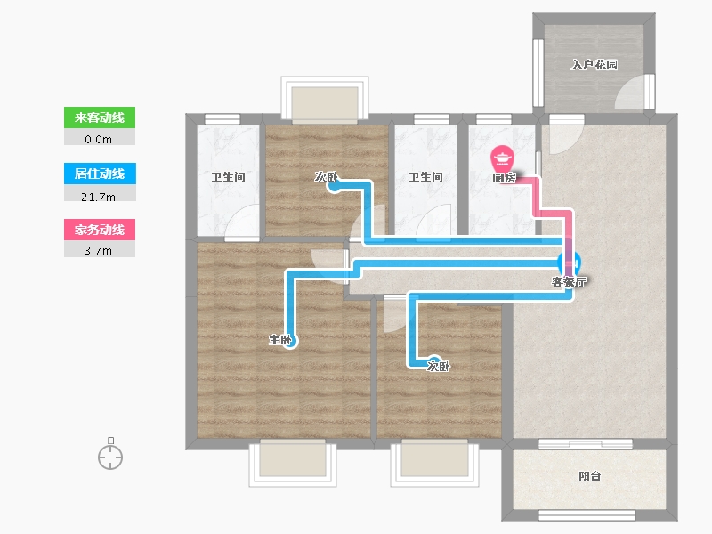 广东省-珠海市-实地紫藤公馆-81.08-户型库-动静线