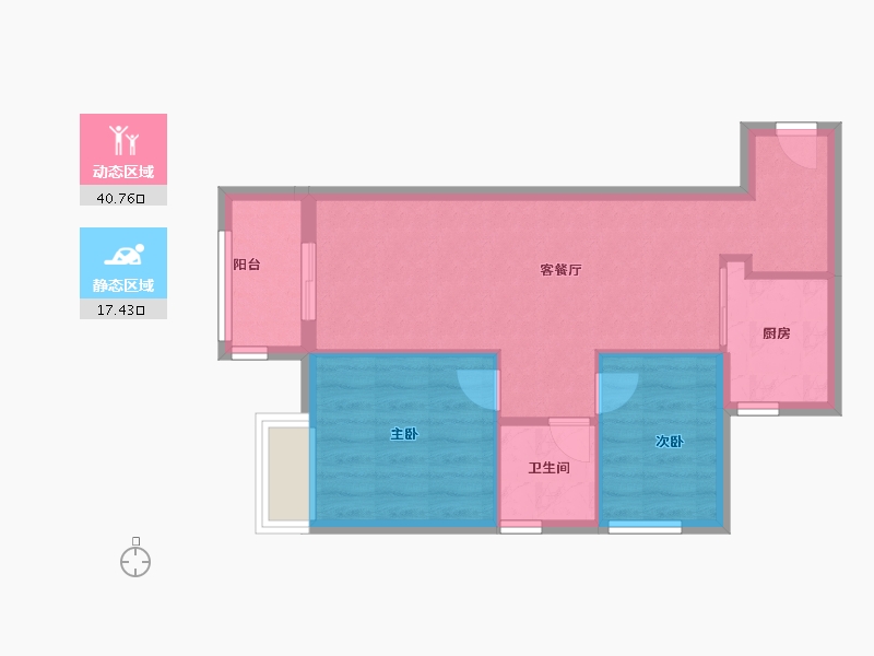 福建省-福州市-凯佳江南江南里-52.00-户型库-动静分区