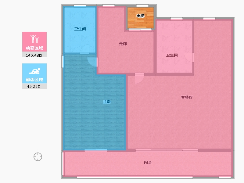 浙江省-绍兴市-万达建设春和璟明-179.58-户型库-动静分区