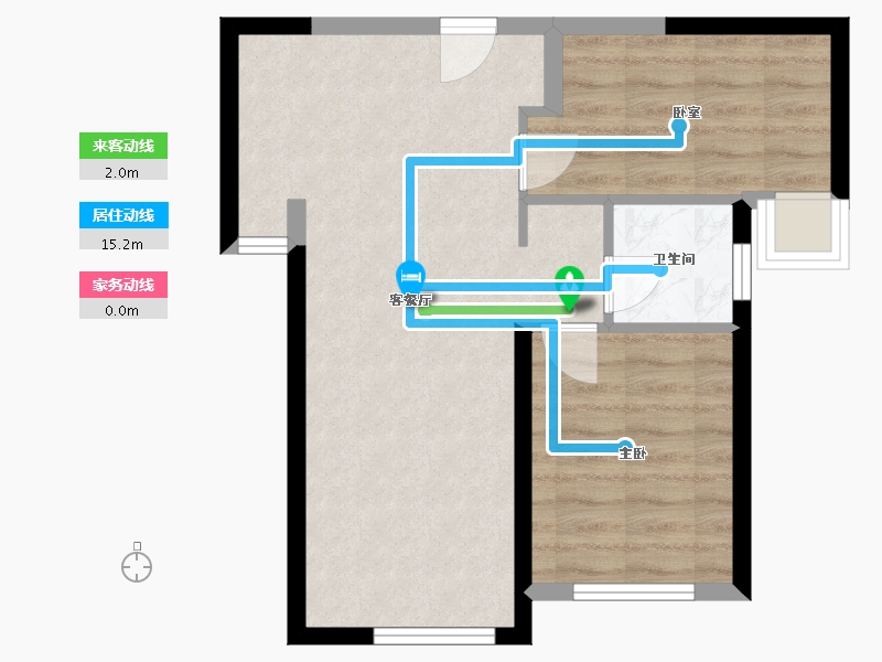 福建省-厦门市-翔安后村TOD·璞安-51.30-户型库-动静线