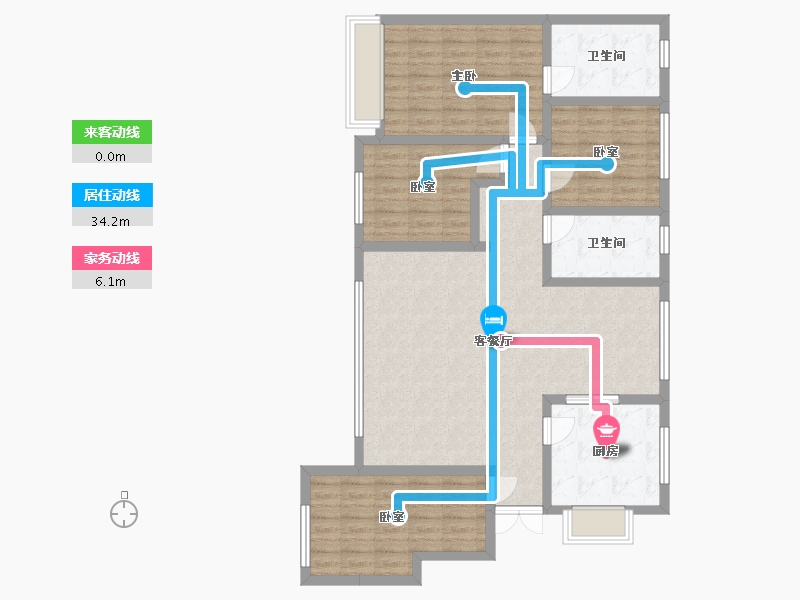 辽宁省-沈阳市-汇置尚岛-132.00-户型库-动静线