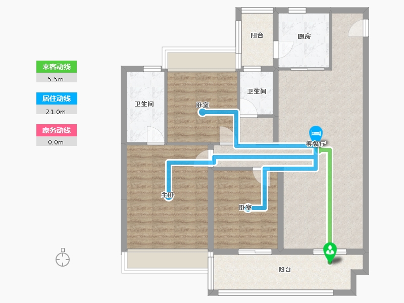 河南省-南阳市-金水湾-102.06-户型库-动静线