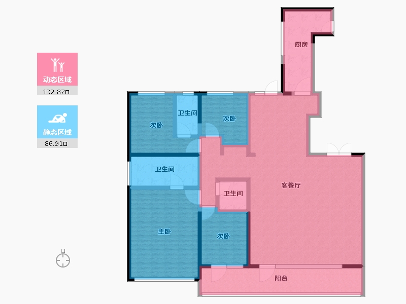 山东省-聊城市-民生·城市玖玺-199.20-户型库-动静分区