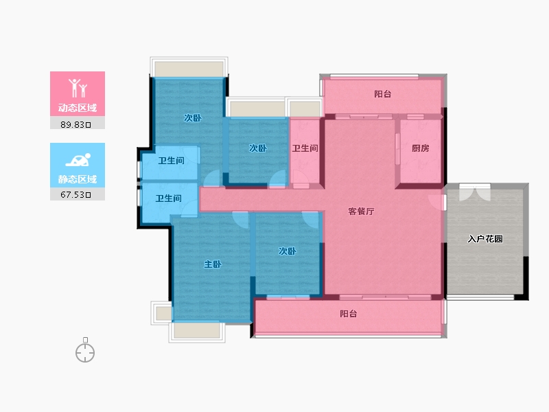 广东省-河源市-江城华府-161.14-户型库-动静分区