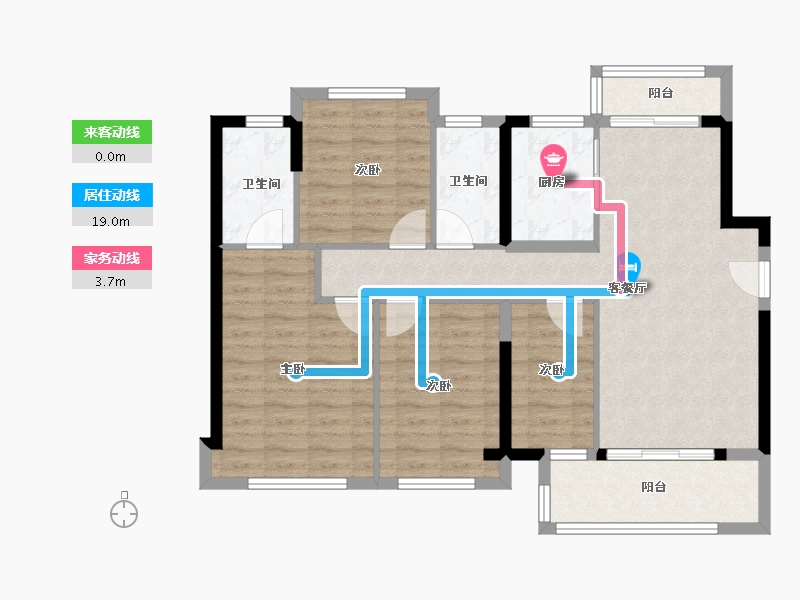 福建省-泉州市-华创和璟园-92.00-户型库-动静线