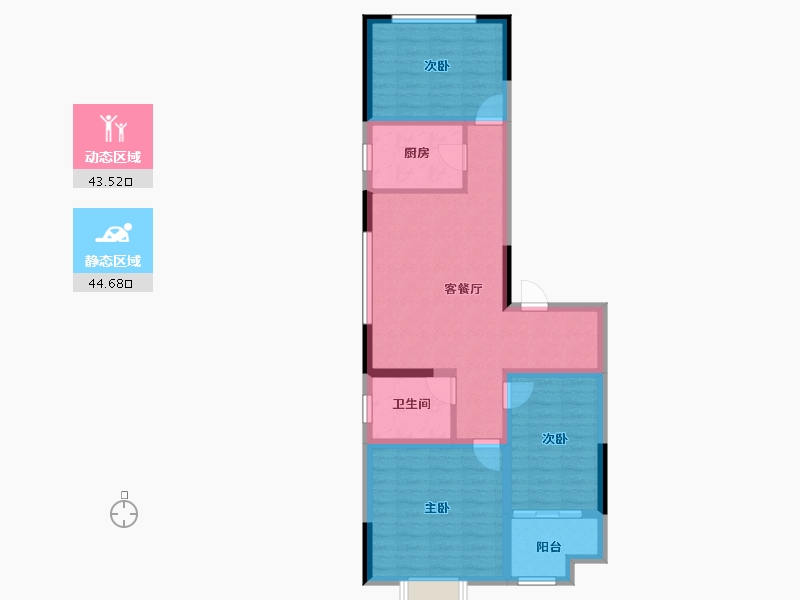 山东省-济南市-三庆明湖里-78.25-户型库-动静分区