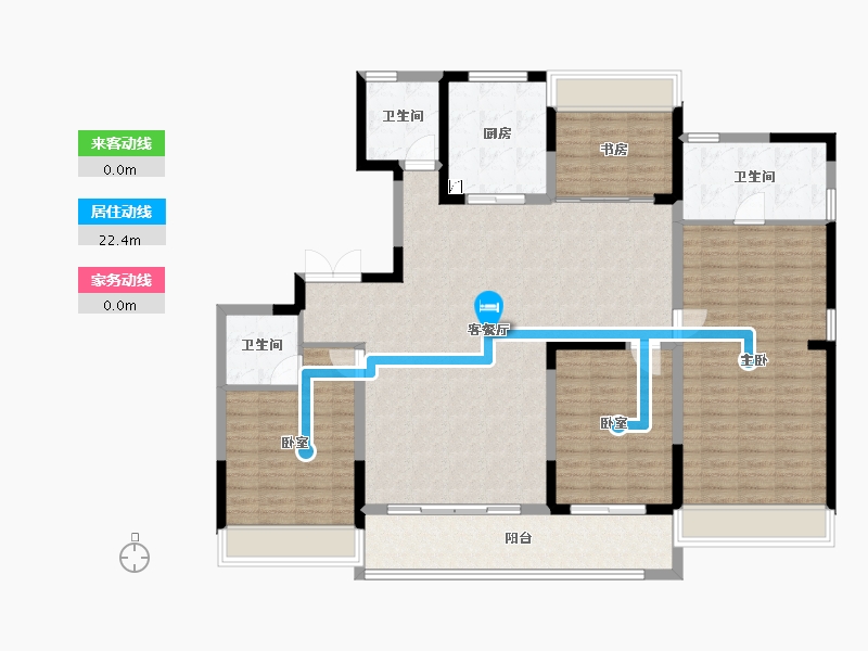 浙江省-湖州市-南控地产云澜府-148.02-户型库-动静线