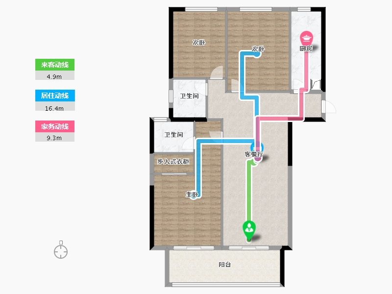 福建省-南平市-中侨名城-128.80-户型库-动静线