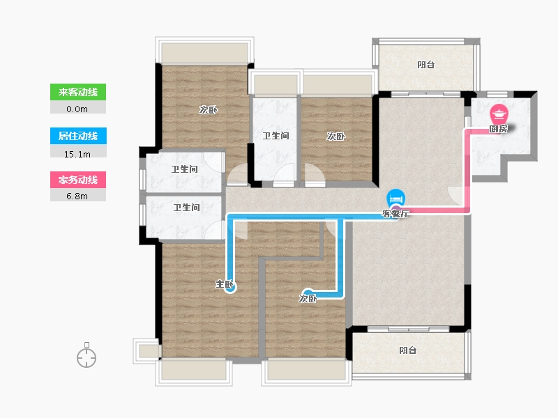 广东省-河源市-江城华府-127.83-户型库-动静线