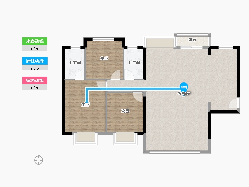 福建省-泉州市-保利隆恩和光尘樾-101.60-户型库-动静线