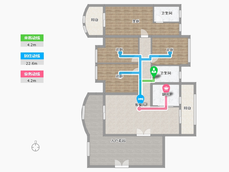 广东省-深圳市-永安花园-180.00-户型库-动静线