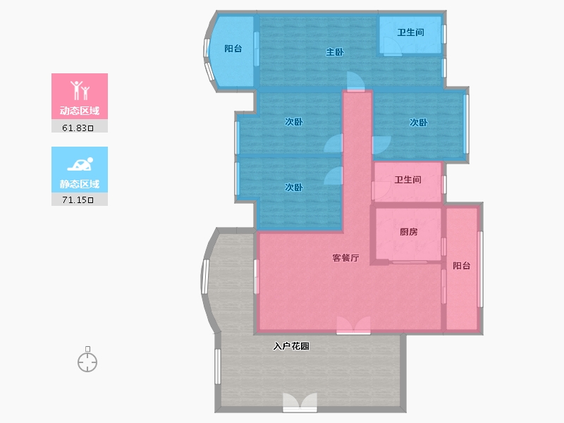 广东省-深圳市-永安花园-180.00-户型库-动静分区