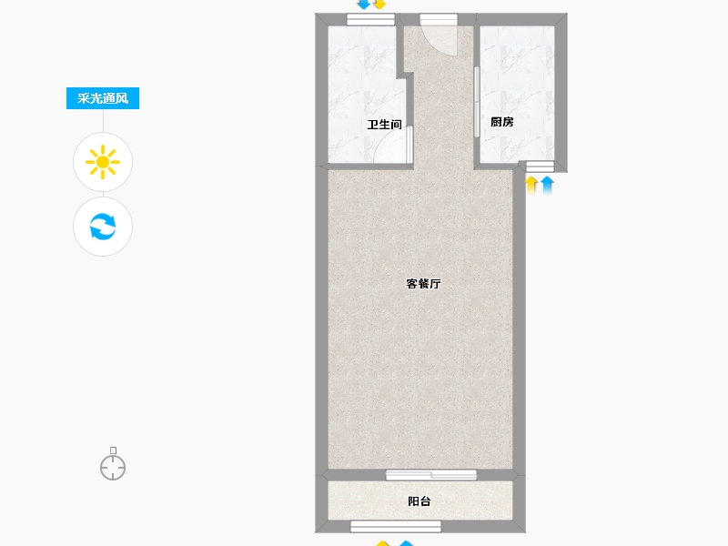 浙江省-衢州市-绿城城投·礼贤未来社区-42.47-户型库-采光通风